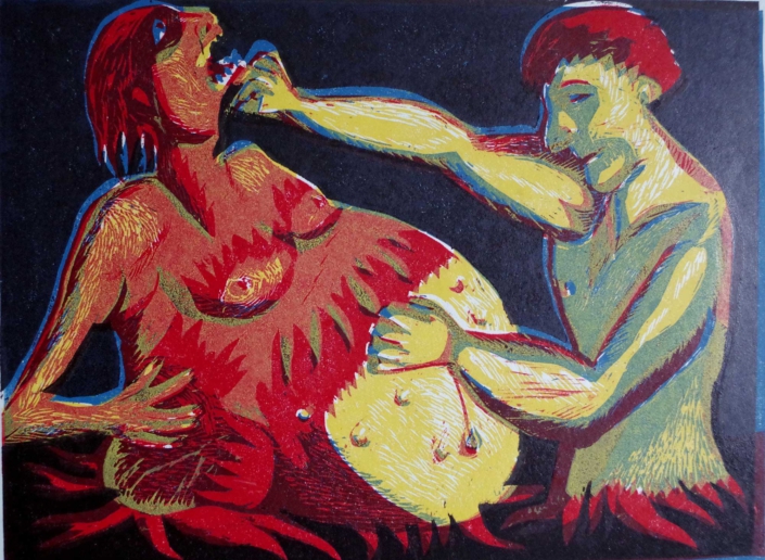 Dante - Simon kämpft mit Meister Adam - 2002 - 30 x 40