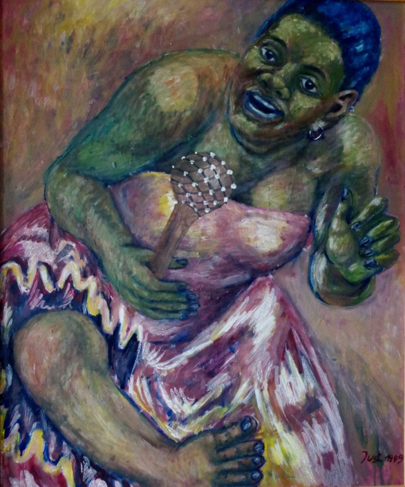 Afrikanische Tänzerin - 1999 - 85 x 70