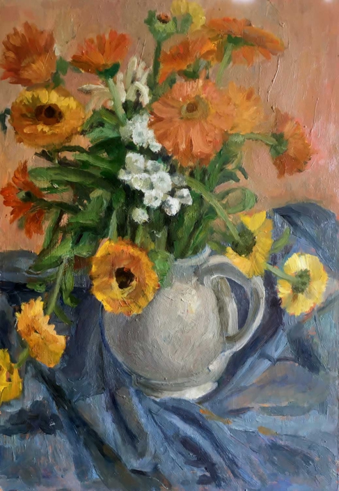 Ringelblumen - 1985 - 50 x 35