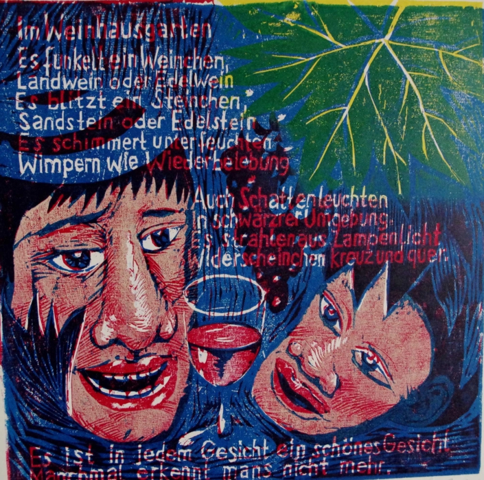 Ringelnatz - Im Weinhausgarten - 2011 - 30 x 30,5